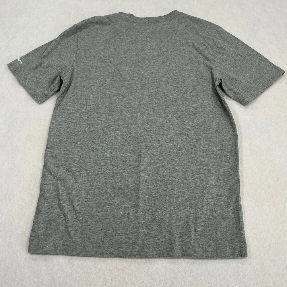 Converse All Star Boys XL Gray Heather Graphic T-Shirt Chuck Taylor Sneaker Logo